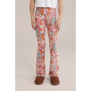 WE Fashion Meisjes flared legging met dessin