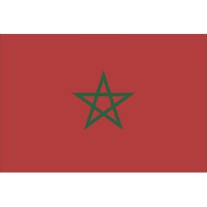 Marokkaanse vlag | 100 x 70 cm | Vlag Marokko | Vlag met Touw en Lus
