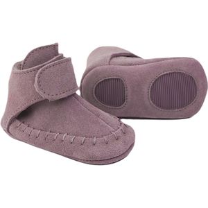 Lodger - Babyschoenen 1 jaar leer maat 19 - 12-15 maanden - paars - zachte zool