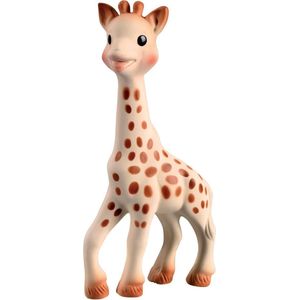 Sophie de giraf - Grote Versie - Bijtspeeltje - Bijtspeelgoed - Baby speelgoed - Kraamcadeau - Babyshower cadeau - 100% natuurlijk rubber - Vanaf 0 maanden - 21 cm - Beige/Bruin