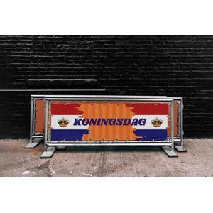 Koningsdag Spandoek 150x50 cm - Kingsday Banner