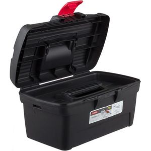 Curver Herobox Gereedschapskist - 33 x 20 x H16 - Zwart/rood