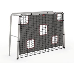 BERG PlayBase Voetbal Target Net L - Voor Large Frames - Zwart/Rood