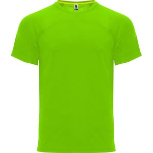 Limoengroen sportshirt unisex 'Monaco' merk Roly maat M