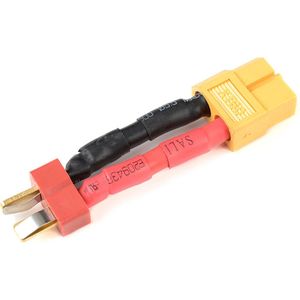 Revtec - Power adapterkabel - Deans connector vrouw. <=> XT-60 connector vrouw. - 12AWG Siliconen-kabel - 1 st