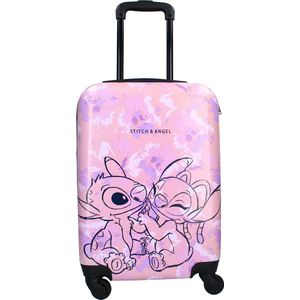 Stitch Ohana Forever Trolley Koffer - Roze - Lilo & Stitch - Reiskoffer