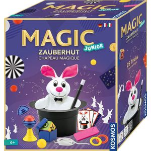 Goocheldoos - Toveren - 25 Trucs - Inclusief Toverhoed en Pluche Kaninchen