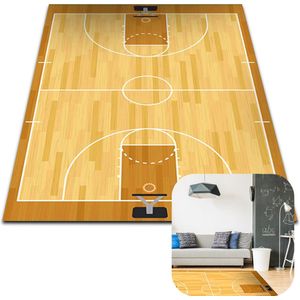 MIRO® Speel Tapijt Basketbal - Kinderen - Speelmat - Vloerkleed - Speelkleed - Kinderkamer - Anti Slip - XL - 120 x 160 CM - Basketbalveld - OUTLET