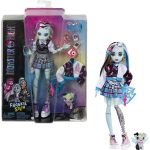 Monster High - Modepop - Frankie Stein pop met bliksemschicht-tas