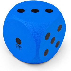 Dobbelsteen Volley® met huid 40 cm Blauw
