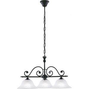 EGLO Murcia - Hanglamp - 3 Lichts - Zwart - Wit