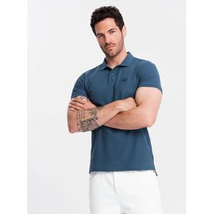 Italian Style - Poloshirt Heren - Korte Mouw - Donkerblauw - Italianstyle