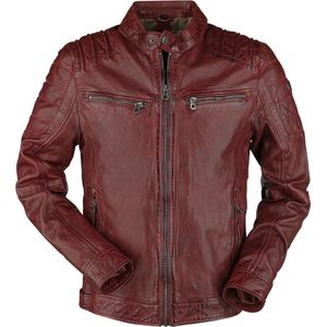 Gipsy Camren Slim Fit NSLVW Lederen jas rood M Leer Heren - Basics