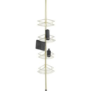 Telescopische douchebak DOLCEDO, 4 niveaus, kleur goud, WENKO