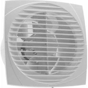Badkamerventilator wit Ø150mm met timer en vochtsensor