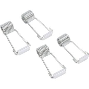 Veerscharnier Deurdranger Anti-kras 4 STKS Roestvrij Scharnier Accessoire - Butt Lente Dichter voor Keukendeuren .