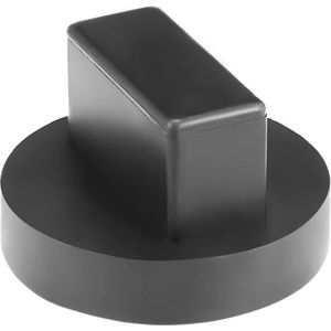 Rubberen pad voor hydraulische krik - universeel voor auto's en garagegebruik - diameter 65 x 40 mm