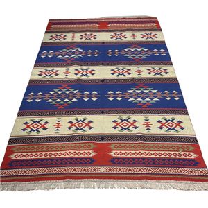 Kelim Vloerkleed Kapadokya - Kelim Kleed - Kelim Tapijt - Oosterse Vloerkleed - 160x250 cm