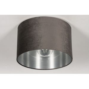 Lumidora Plafondlamp 30916 - Plafonniere - MONTREAL - E27 - Zwart - Grijs - Antraciet donkergrijs - Metaal - ⌀ 40 cm