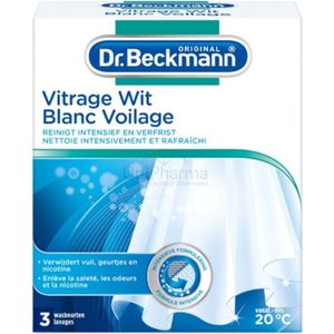 8x Dr. Beckmann Vitrage Wit 3 x 40 gr