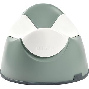 potje oefenen baby zindelijkheid, ergonomisch, met handgrepen op de zitting, anti-slip, hygienisch, makkelijk schoon te maken, gemaakt in Frankrijk, Salie groen