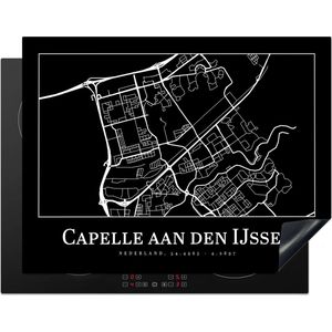 Inductie beschermer - Inductie Mat - Kookplaat beschermer - Capelle aan den IJssel - Plattegrond - Stadskaart - Kaart - Inductie beschermer - Inductie Mat - Kookplaat Beschermer - 77x59 cm - Afdekplaat inductie - Inductiebeschermer