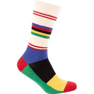 Le Patron Casual sokken Multikleur  / champion du monde stripes  - 39/42