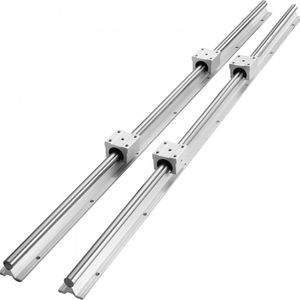 Lineaire Geleiding lineaire geleider lineaire rail 2 stuks SBR20-800mm koolstofstaal aluminium geleiderail SBR20UU schuifblokken lineair lager