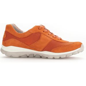 Gabor rollingsoft sensitive 46.966.32 - dames rollende wandelsneaker - oranje - maat 43 (EU) 9 (UK)
