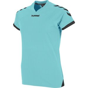 Hummel Fyn Shirt Korte Mouw Dames - Munt / Zwart | Maat: L