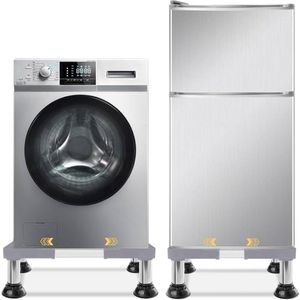 LUFT Wasmachine Verhoger - Wasmachine Opbouwmeubel - Wasmachine Sokkel - Kast - Geschikt voor Droger, Koelkast, Vaatwasser en Vriezer - Voor Bosch, Samsung, Miele, AEG, LG, Haier - Verstelbaar