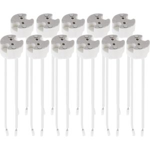 kwmobile GU53 lampfittingen - Voor plafondverlichting - 12V - Halogeen en LED lampen - MR16 keramische sokkel - 11 stuks