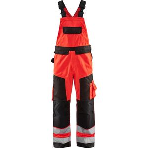 Blaklader Bretelbroek High Vis 2660-1804 - High Vis Rood/Zwart - C64