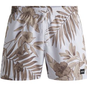 HUGO BOSS Piranha swim shorts - heren zwembroek - natuur dessin