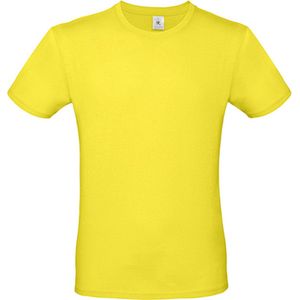 2-Pack herenshirt '150' met ronde hals B&C Collectie Solar Yellow maat M