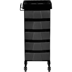 Gabbiano kappers werkwagen - zwart