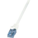 CAT6a U/UTP wit 0.5M CCA - Netwerkkabel - Computerkabel - Kabel
