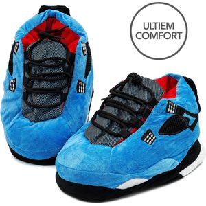 AC EasyWay® - Sneaker Sloffen - Blauw - Zwart - One Size - Fits All - Unisex - Jordan Stijl - Yeezy Stijl - Sloffen - Pantoffels