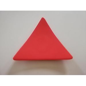 Dudson - Bord - Triangle - CADEAU tip - Gebaksbord - Petitfour - High tea - Flame (warm oranje) - 19 cm - Set a 12 stuks