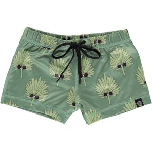 Beach & Bandits - UV-zwemshorts voor kinderen - Let It Leaf - Grün - maat 104-110cm