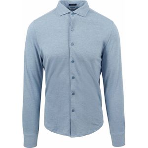 Dstrezzed - Overhemd Kirk Blauw - Heren - Maat XXL - Slim-fit