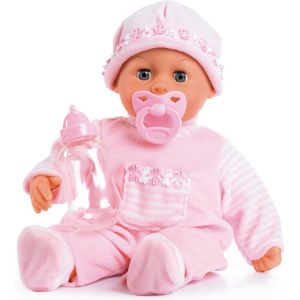 Bayer Design - Babypop First Words Baby 38 cm in roze