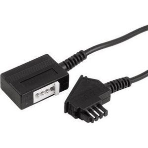 Hama TAE Universal Extension Cable, 3 m Zwart