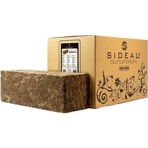 SIDEAU 100% NATURAL FLORAL FOAM STEEKPLAAT DOOS 4 STUKS 60X20X20CM