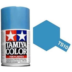 Tamiya TS-10 French Blue - Gloss - Acryl Spray - 100ml Verf spuitbus