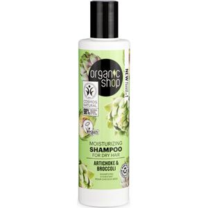 3x Organic Shop Shampoo Artichoke and Broccoli 280 ml