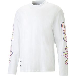 Puma Neymar Creativity T-shirt Met Korte Mouwen Wit S Man