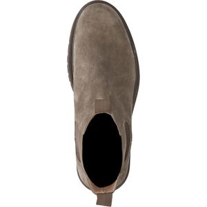 Manfield - Heren - Taupe suède chelsea boots - Maat 45
