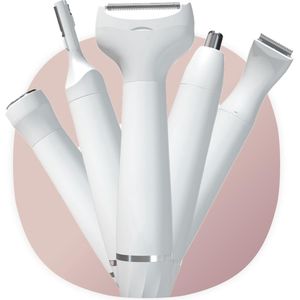 Ladyshave - 5-in-1 - Ladyshave voor Vrouwen - Draadloos - Trimmer Vrouw