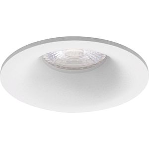 Premium Inbouwspot Gerro Wit Verdiepte ronde spot Warm Wit (3000K) Met Philips LED